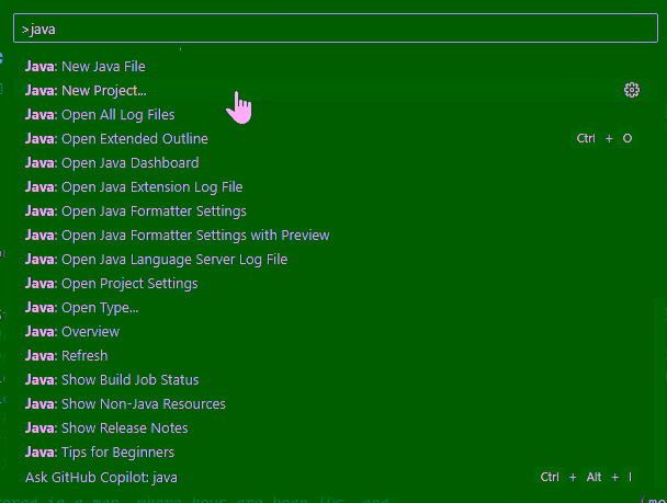 选择创建 Java 项目